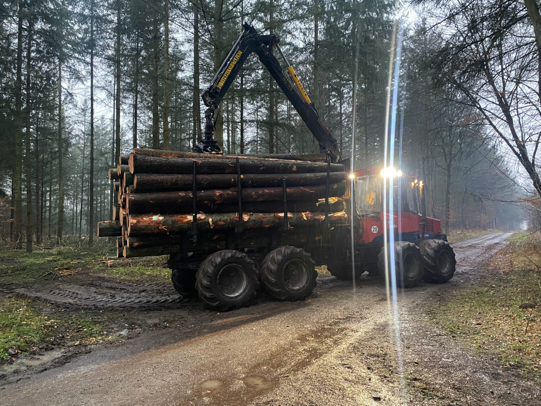 Valmet 840 Rückezug